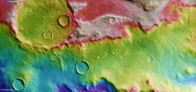 Illustration for article titled Stunning New Close-Ups Of The Largest Crater On Mars